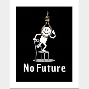 No Future Puns Posters and Art